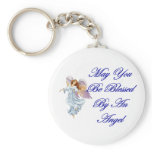 May You Be Blessed By An Angel keychains