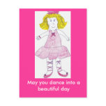 May you dance into a beautif... postcard