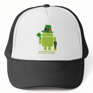 May You Live As Long As You Want Irish Android hat