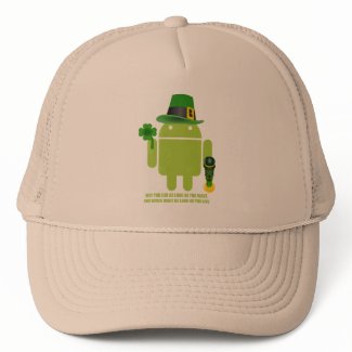 May You Live As Long As You Want Irish Android hat