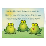 May You Never Find Frogs In Your Underpants Greeting Cards