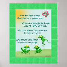 May You Never Find Frogs In Your Underpants Print