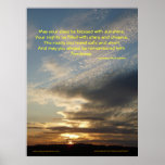 "May Your Days be Blessed with Sunshine" poster