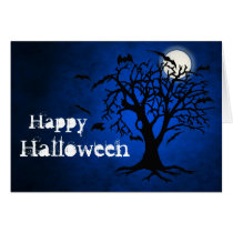 May Your Ghoulish Dreams Blue Halloween Card