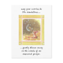 May your worries..... postcards