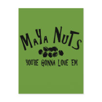 Maya Nuts postcards