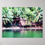 Maya Settlement, Rio Dulce, Guatemala posters