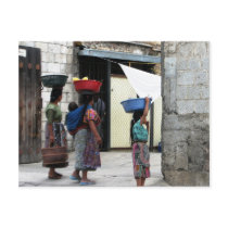 Maya women, Antigua, Guatemala postcards