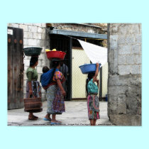Maya women, Antigua, Guatemala posters