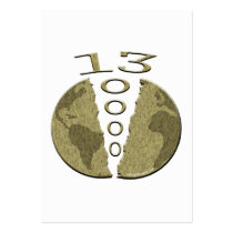 Mayan 2012 business card template