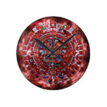 Mayan Armageddon Round Wallclocks
