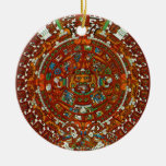 mayan aztec Calendar Ornament
