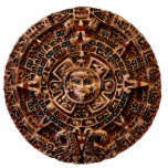 MAYAN AZTEC Mexican History Sun (sculpted) Magnet Photo Cut Out