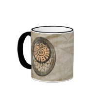 Mayan Bird Coffee Mugs