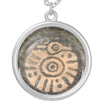 Mayan Bird Custom Necklace