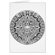 Mayan Calendar 12.21.2012 Aztec Greeting Cards