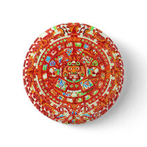 Mayan Calendar 2012 Design Pinback Button