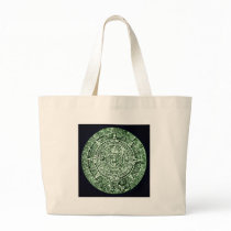 mayan calendar canvas bag