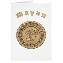 Mayan calendar greeting card