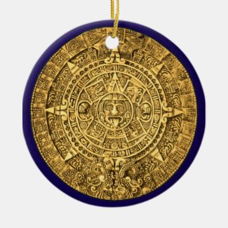 mayan calendar christmas ornaments