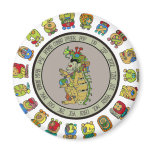 Mayan-calendar Death God magnets