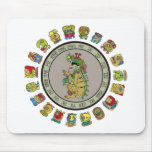 Mayan-calendar Death God mousepads
