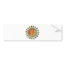 Mayan Calendar Design bumper stickers by zipteedoo Mayan Calendar Design bumper stickers