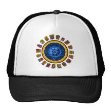 Mayan calendar design hat