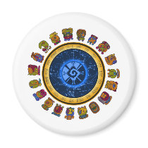 Mayan calendar design refrigerator magnet