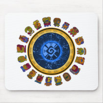 Mayan calendar design mouse pads