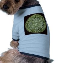 mayan calendar dog tee shirt