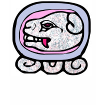 Mayan Calendar Glyph on Granite 2 SideD Shirt