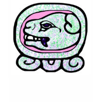 Mayan Calendar Glyph on Granite 2 SideD Shirt
