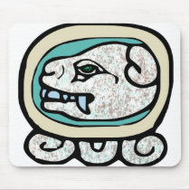 Mayan Calendar Glyph on Granite Mousepad