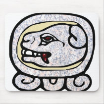 Mayan Calendar Glyph on Granite Mousepad