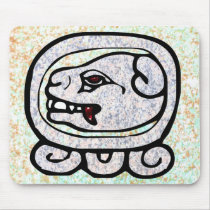 Mayan Calendar Glyph on Granite Mousepad