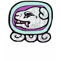Mayan Calendar Glyph on Granite Tshirt