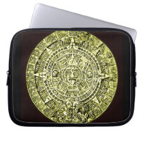 mayan calendar laptop sleeves
