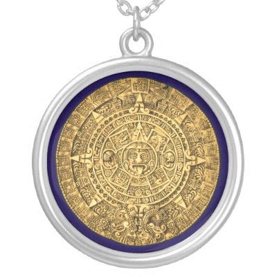 mayan calendar personalized necklace
