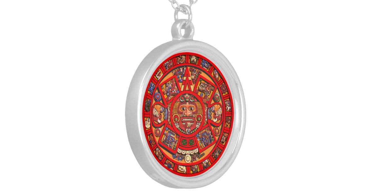 Mayan calendar Necklace Zazzle Mayan calendar Necklace Zazzle
