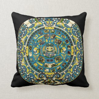 mayan calendar pillows