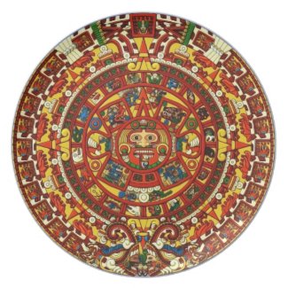 mayan calendar plate