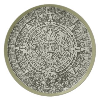 mayan calendar plates