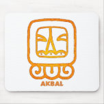 Mayan Calendar Sign - AKBAL Mouse Pads