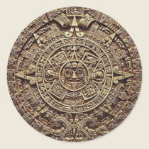 Mayan Calendar Stone 12.21.2012 stickers