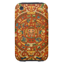 'Mayan Calendar Stone' Tough Iphone 3 Cases