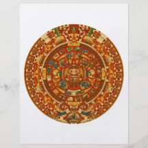 'Mayan Calendar Stone' Flyers