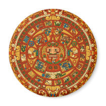 'Mayan Calendar Stone' Fridge Magnet