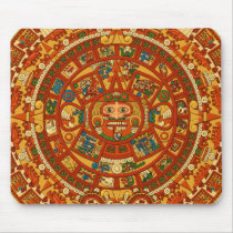 'Mayan Calendar Stone' Mousepads