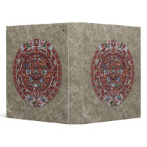 Mayan Calender Vinyl Binder